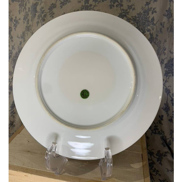 Vintage Limoges China France Hand-Painted Plate Courting Couple Chambon - Picture 4 of 5